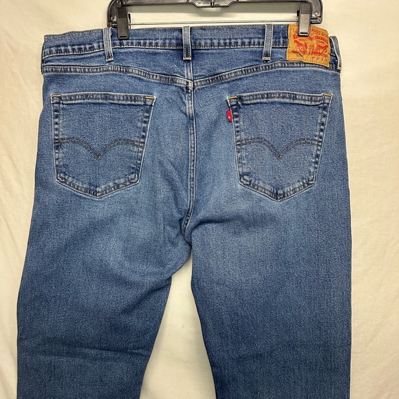 Levi's 505 Men Jeans 40X29 Denim Straight Leg‎ Regular Fit Medium Wash Mid Rise - Picture 10 of 16